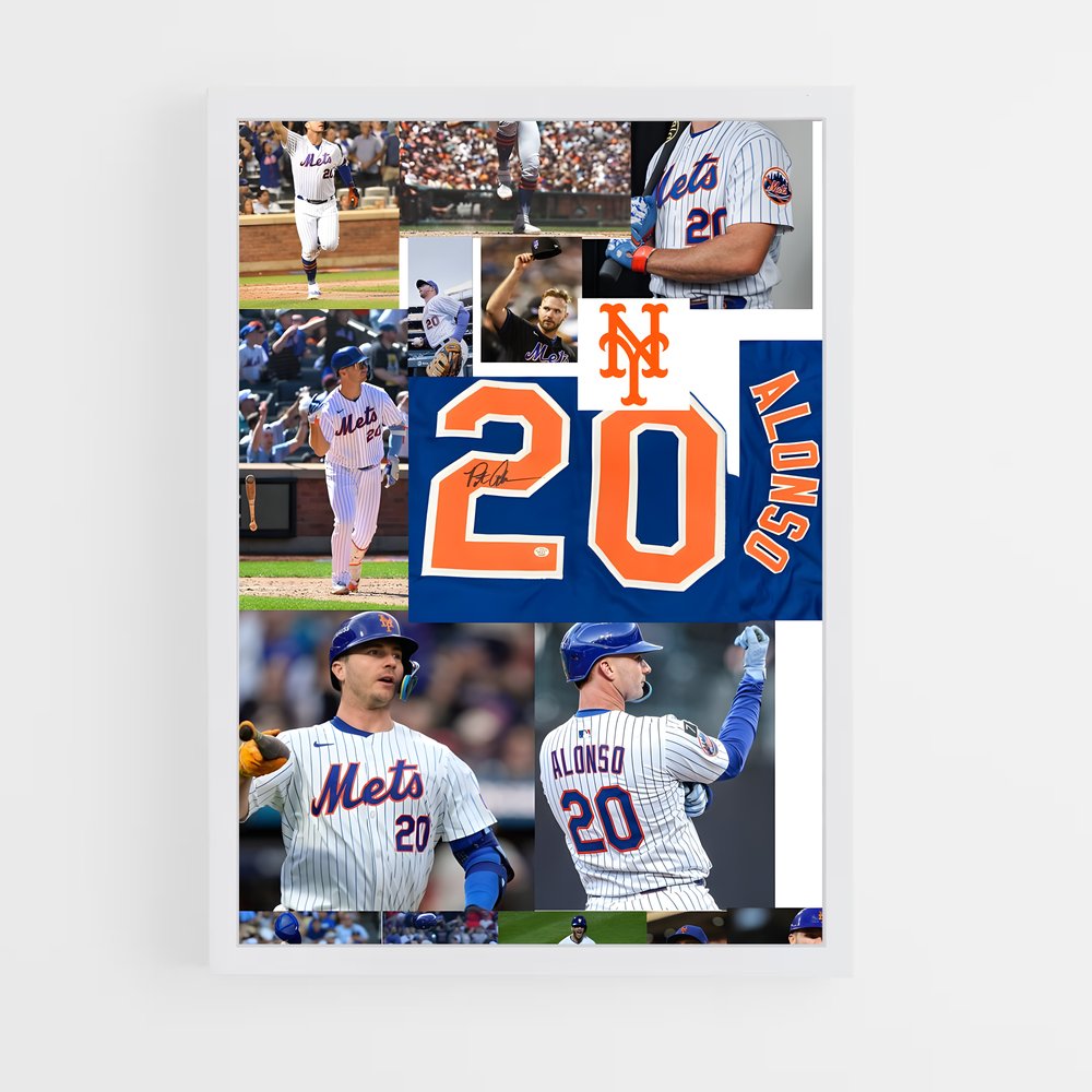 Poster Mets Fever – affiche Baseball (vue 3)